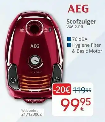 Eldi Aeg stofzuiger vx6-2-rr aanbieding