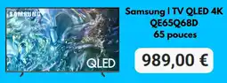 Krëfel Samsung TV QLED 4K QE65Q68D aanbieding