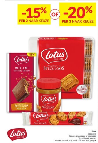 Intermarché Lotus aanbieding