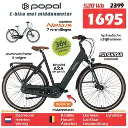 iTEK Popal E bike met middenmotor aanbieding