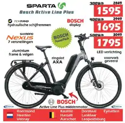 iTEK Sparta Bosch Active Line Plus aanbieding