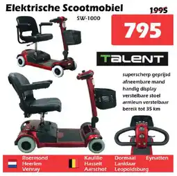 iTEK Talent Elektrische Scootmobiel aanbieding