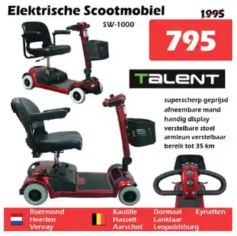 iTEK Talent Elektrische Scootmobiel aanbieding