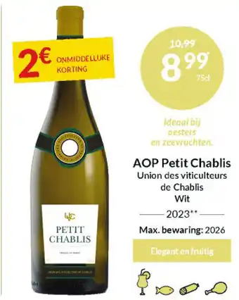 Intermarché AOP Petit Chablis aanbieding