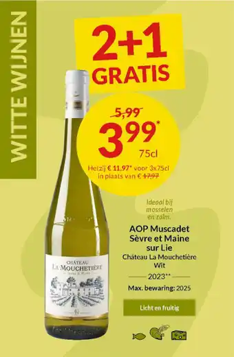 Intermarché AOP Muscadet Sèvre et Maine sur Lie aanbieding