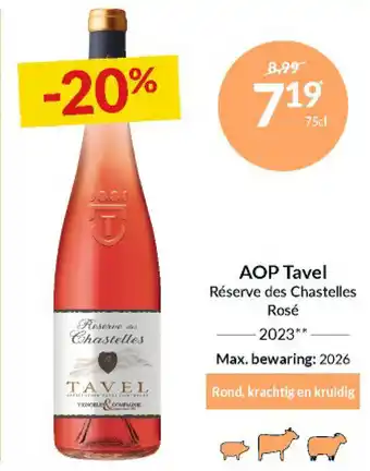 Intermarché AOP Tavel aanbieding