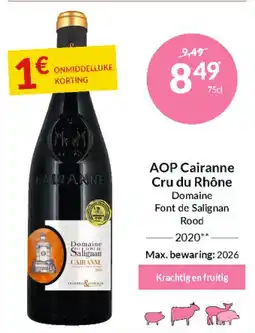 Intermarché AOP Cairanne Cru du Rhône aanbieding