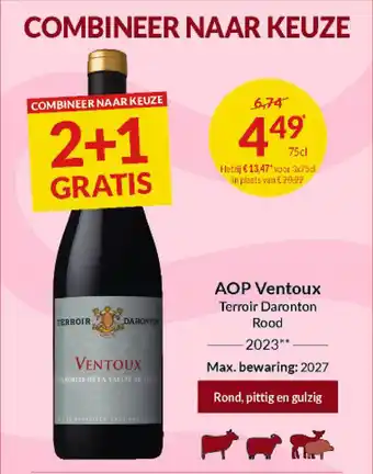 Intermarché AOP Ventoux aanbieding