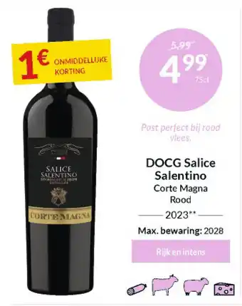 Intermarché DOCG Salice Salentino aanbieding