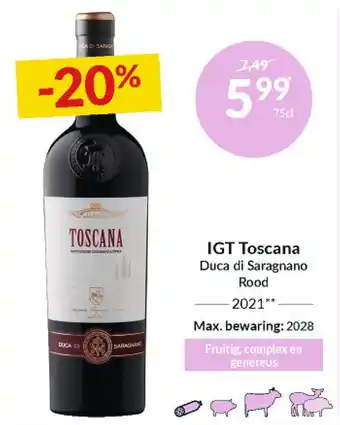 Intermarché IGT Toscana aanbieding