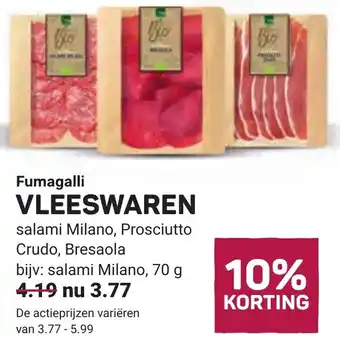 Ekoplaza Fumagalli Vleeswaren aanbieding