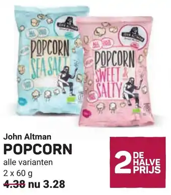 Ekoplaza John Altman Popcorn aanbieding