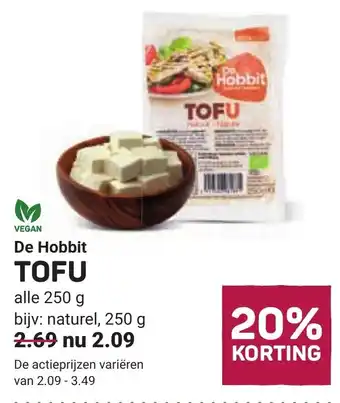 Ekoplaza De Hobbit Tofu aanbieding