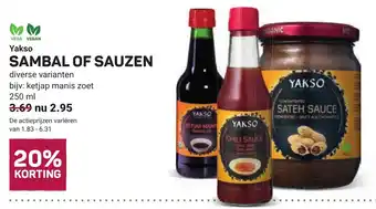 Ekoplaza Yakso Sambal of Sauzen aanbieding