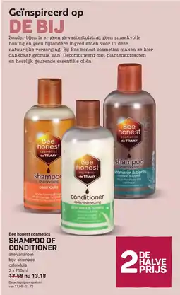 Ekoplaza Bee Honest Cosmetics Shampoo of Conditioner aanbieding