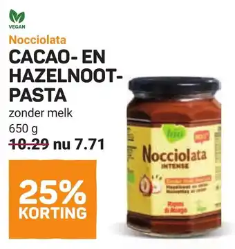 Ekoplaza Nocciolata Cacao en Hazelnootpasta aanbieding