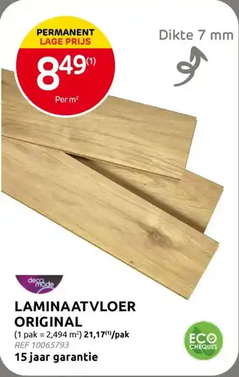 BricoPlanit Laminaatvloer Original aanbieding