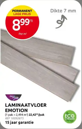 BricoPlanit Laminaatvloer emotion aanbieding