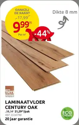 BricoPlanit Laminaatvloer Century Oak aanbieding