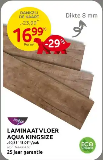 BricoPlanit Laminaatvloer aqua kingsize aanbieding