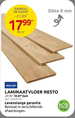 BricoPlanit Laminaatvloer nesto aanbieding