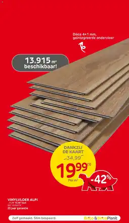 BricoPlanit Vinylvloer Alpi aanbieding