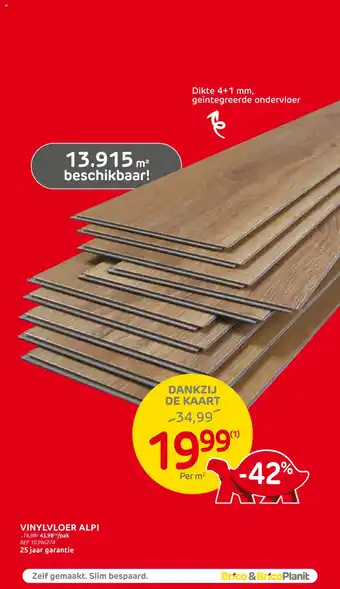 BricoPlanit Vinylvloer Alpi aanbieding