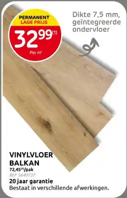 BricoPlanit Vinylvloer Balkan aanbieding