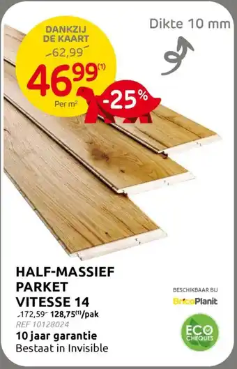 BricoPlanit Half-Massief Parket Vitesse aanbieding