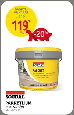 BricoPlanit Soudal Parketlijm aanbieding