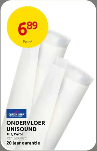 BricoPlanit Ondervloer unisound aanbieding