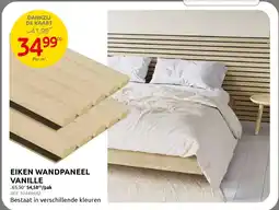 BricoPlanit Eiken wandpaneel vanille aanbieding