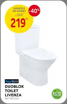 BricoPlanit duoblok toilet livenza aanbieding