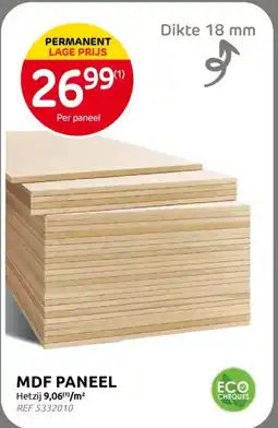 BricoPlanit Mdf paneel aanbieding