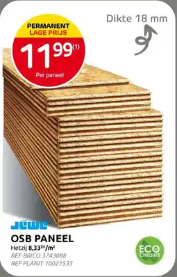 BricoPlanit Osb paneel aanbieding