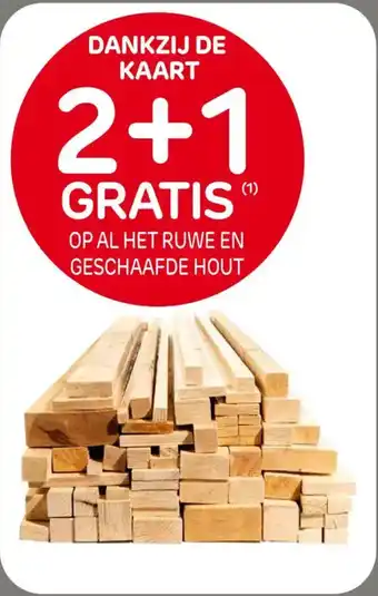 BricoPlanit Op al het ruwe en geschaafde hout aanbieding