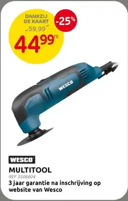 BricoPlanit Multitool aanbieding