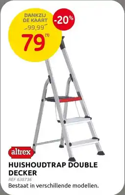 BricoPlanit Huishoudtrap double decker aanbieding