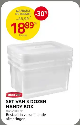 BricoPlanit Set van 3 dozen handy box aanbieding