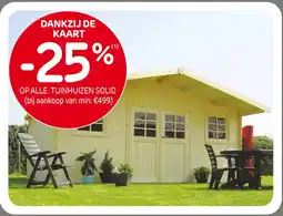 BricoPlanit Op alle tuinhuizen solid aanbieding