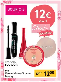 Di Bourjois mascara volume glamour push up aanbieding