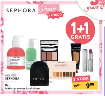 Di Sephora Make-upremover handschoen aanbieding