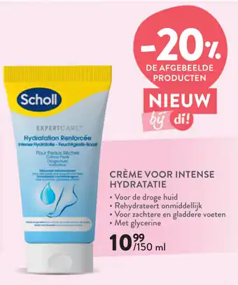 Di Scholl crème voor intense hydratatie aanbieding