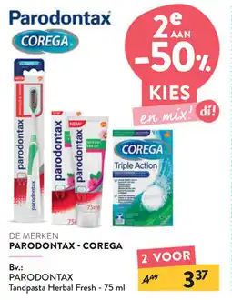 Di Parodontax - corega aanbieding