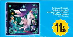 Cora Fantasy Dreams, Tableaux en pixel strass et mini cristaux Forêt enchantée aanbieding