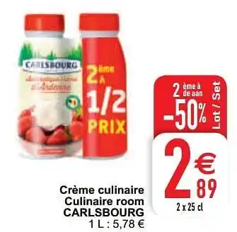Cora Crème culinaire culinaire room carlsbourg 25cl aanbieding