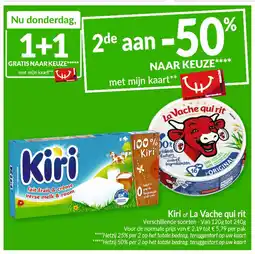 Intermarché Kiri of La Vache qui rit aanbieding