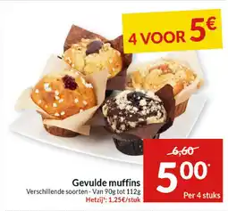 Intermarché Gevulde muffins aanbieding