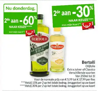 Intermarché Bertolli Olijfolie aanbieding