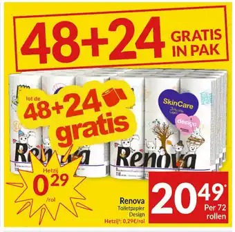 Intermarché Renova Toiletpapier Design aanbieding